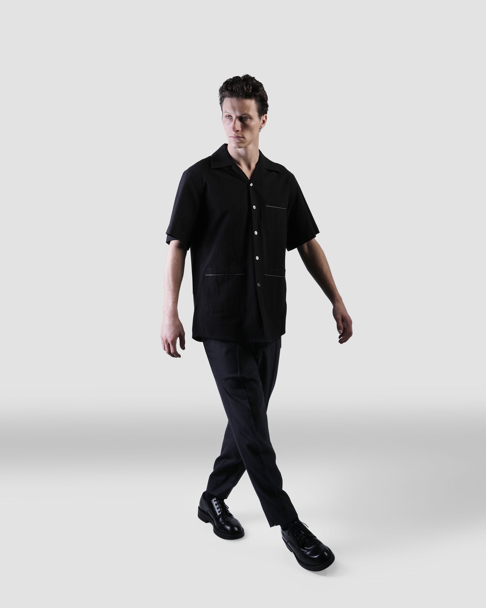 Asymmetrical Modena Pants