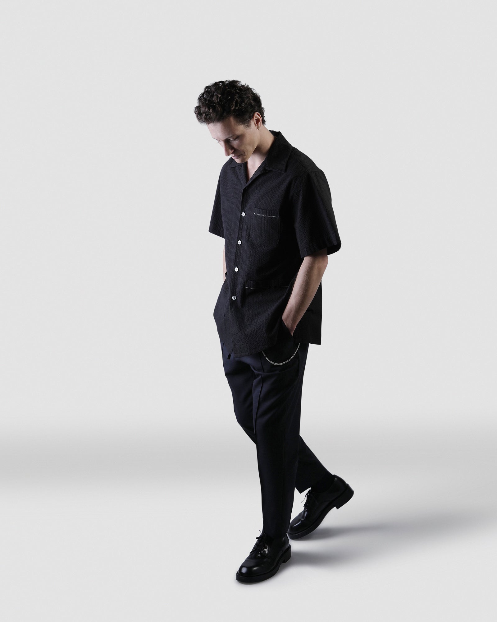 Asymmetrical Modena Pants