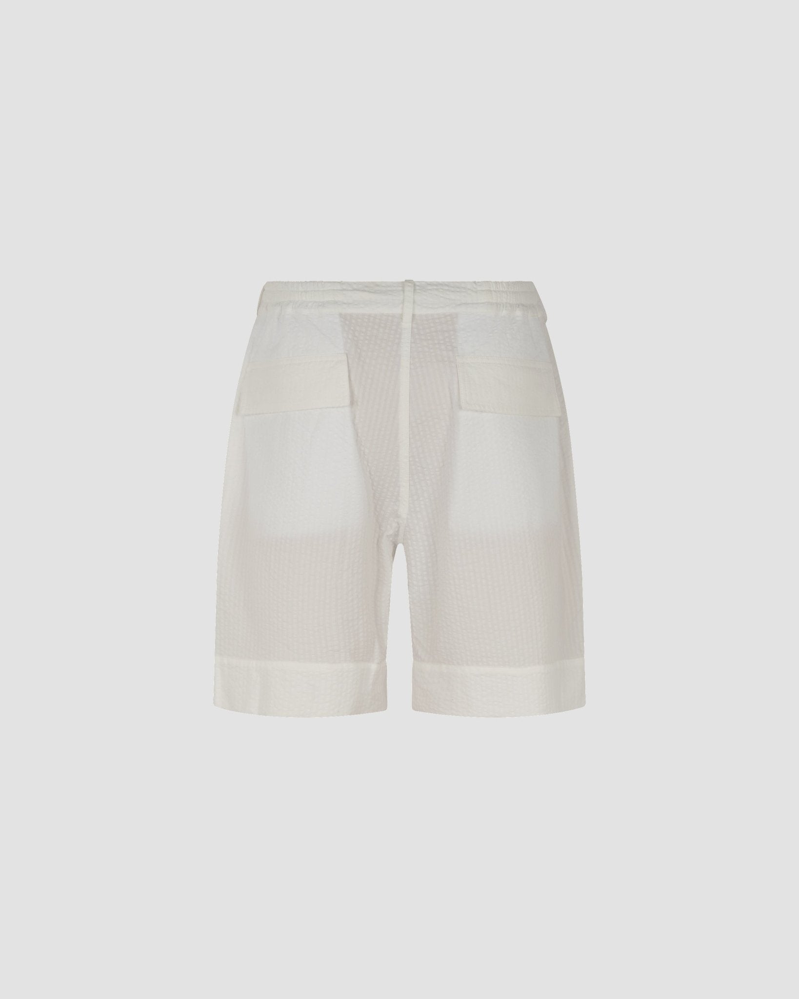 Riviera Shorts - Blanc - Wave Texture