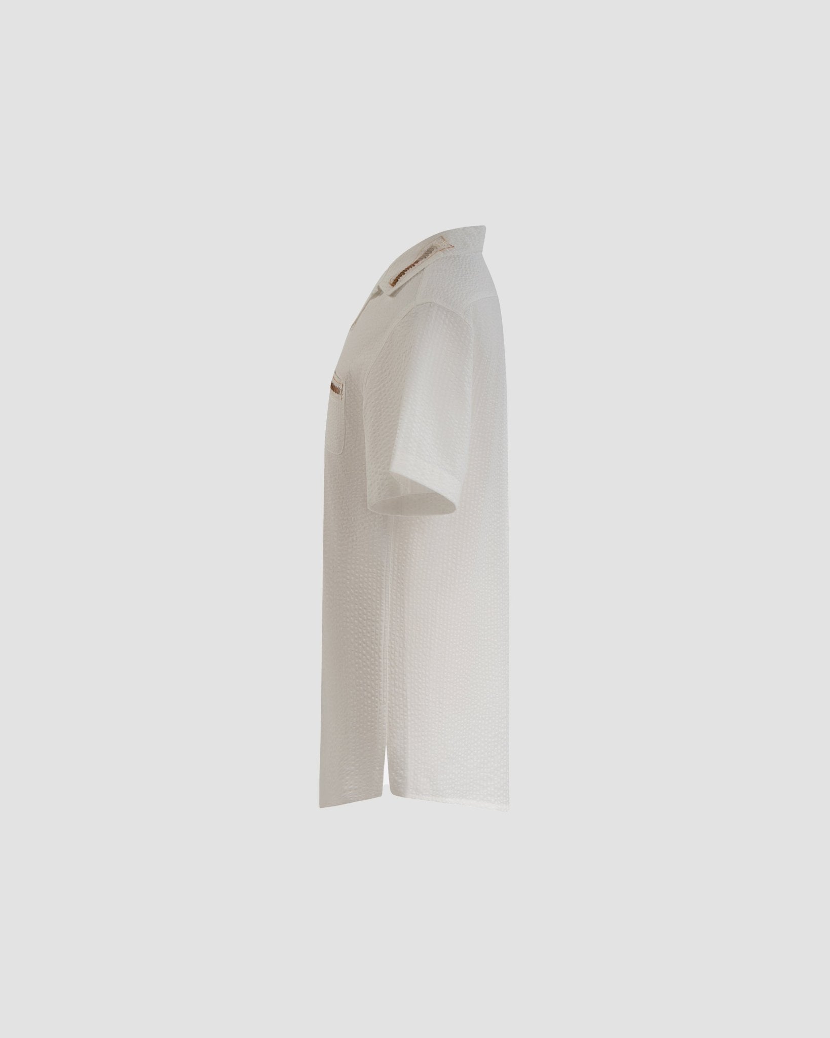 Sair Shirt - Couture Blanc - Wave Texture