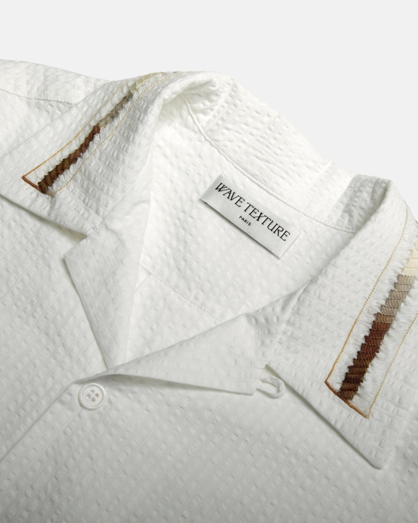 Sair Shirt - Couture Blanc - Wave Texture
