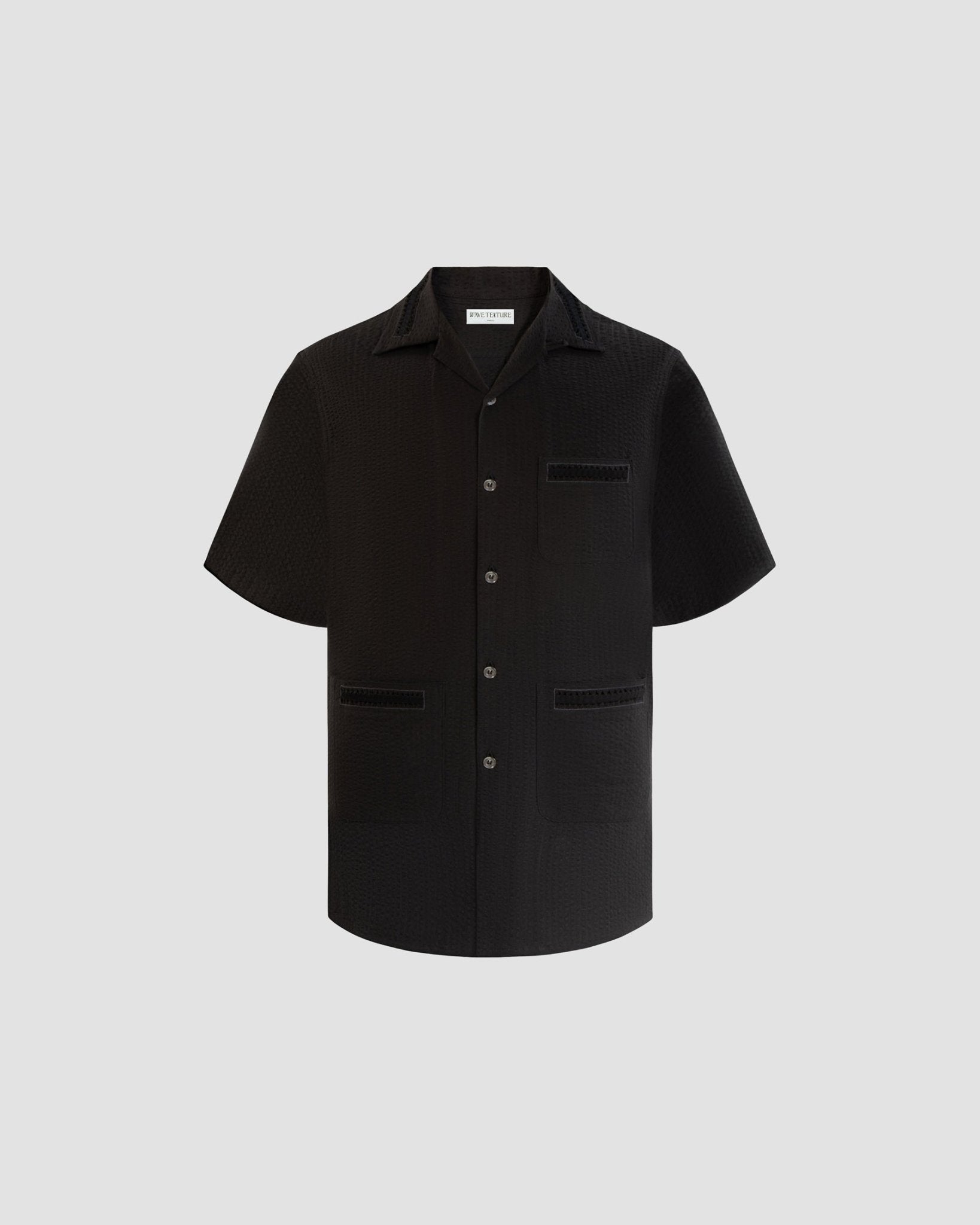 Sair Shirt - Couture Noir - Wave Texture