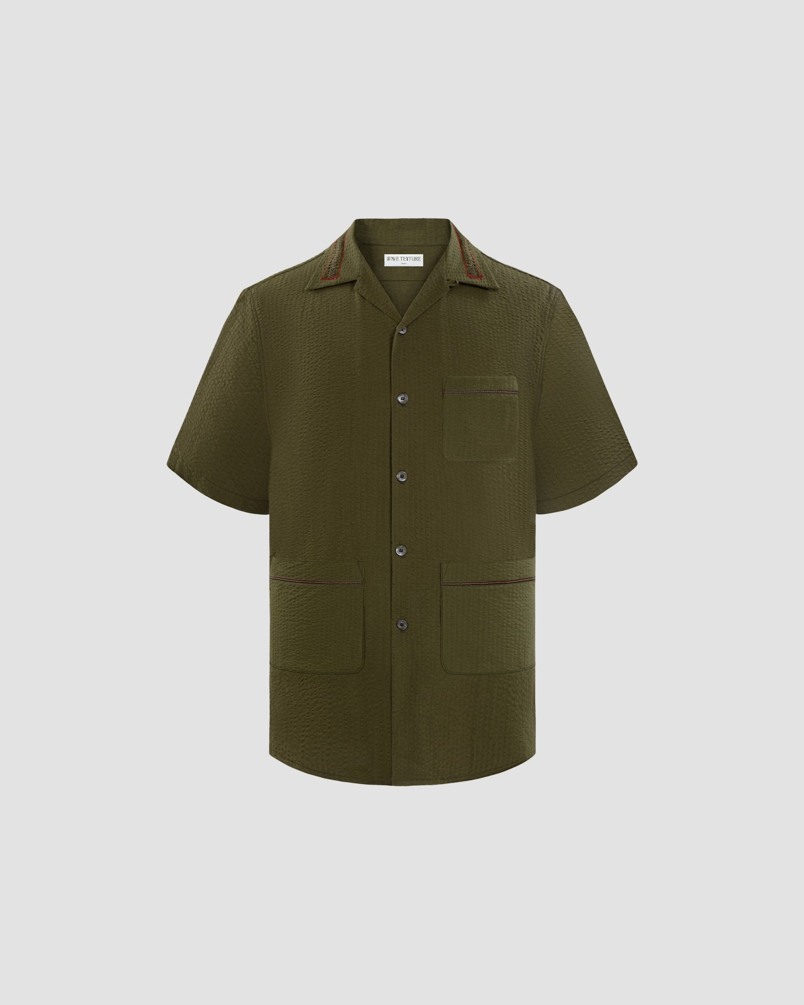 Sair Shirt - Couture Vert - Wave Texture
