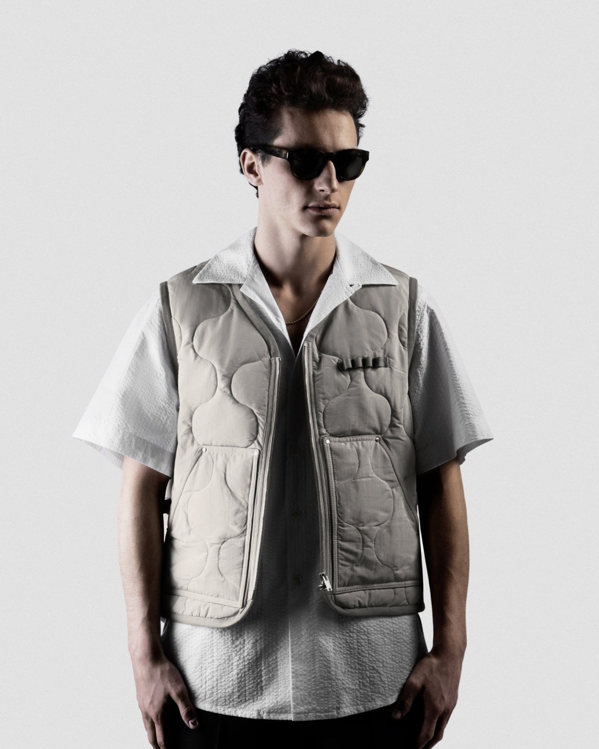 Kaizen Vest - Wave Texture