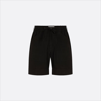 Riviera Shorts - Black - Wave Texture