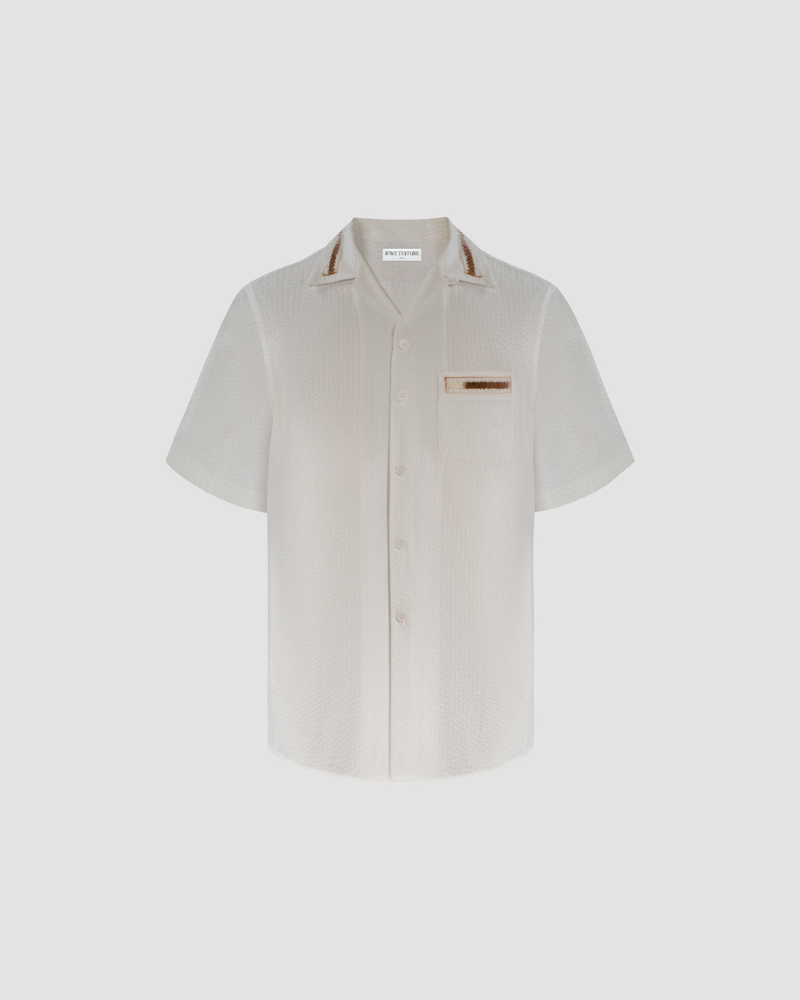 Sair Shirt - Couture Blanc - Wave Texture