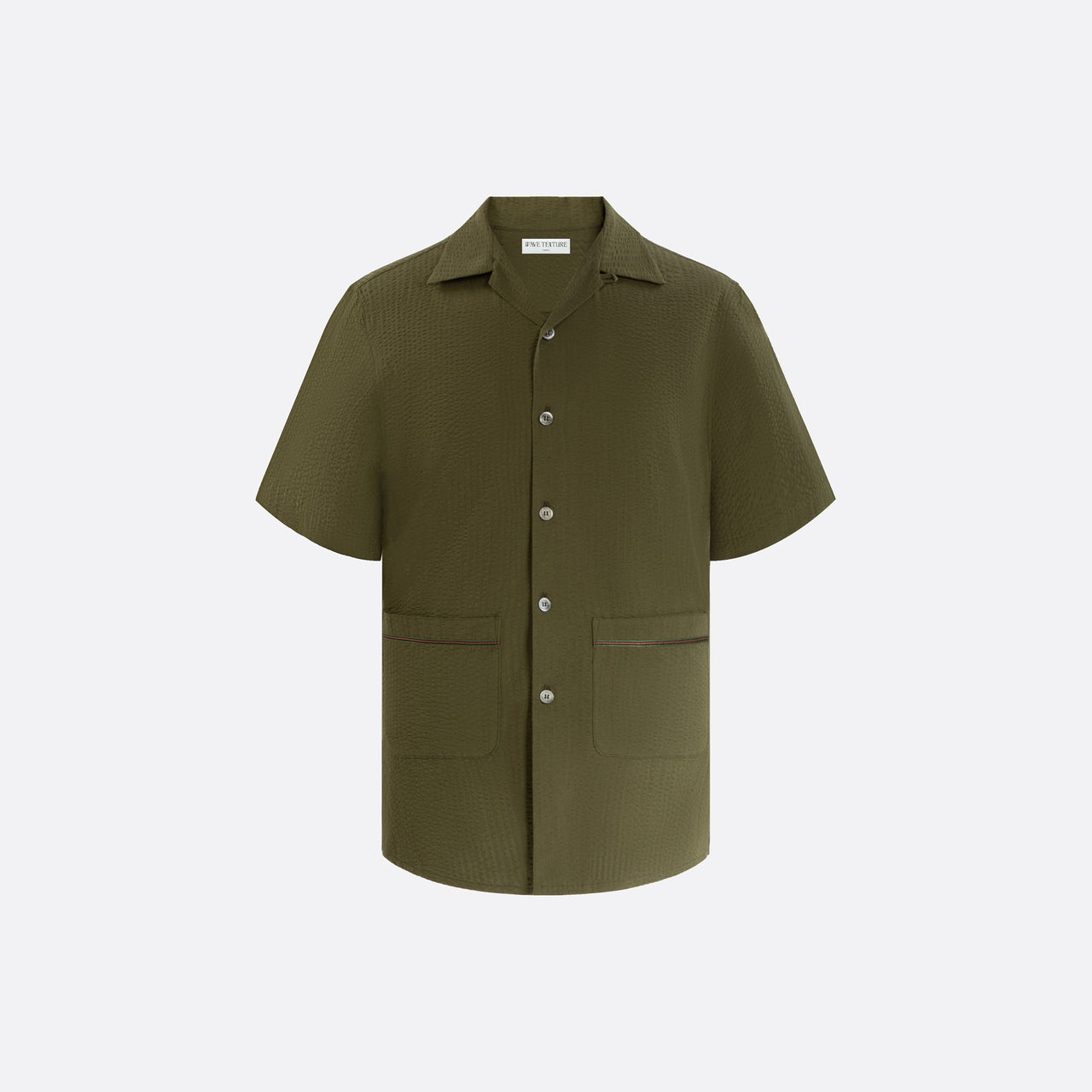 Sair Shirt - Green - Wave Texture